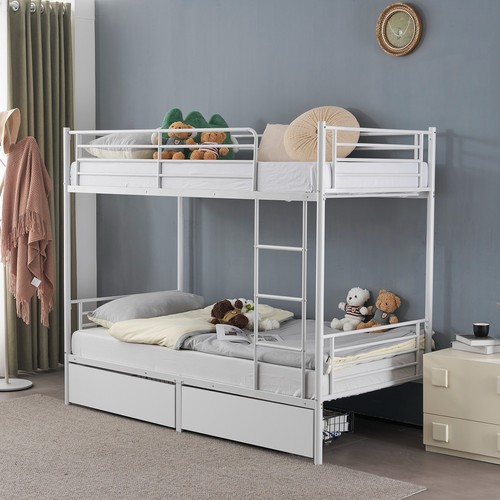 Metal twin over - twin, bed