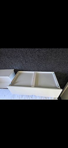 White single bed with storage - bed,