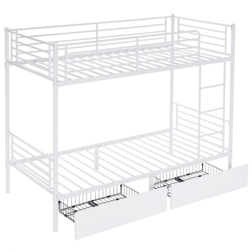 Twin over bunk bed - bed, with