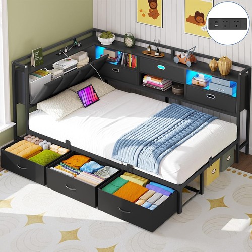 Stylish single 3ft bed - 3ft, frame
