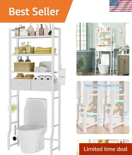 Over toilet storage shelf - toilet,