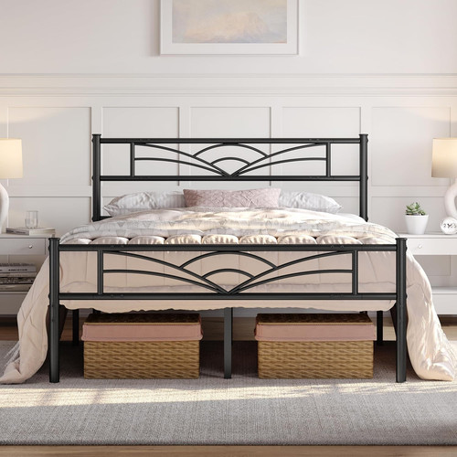 Modern metal bed - modern, cloud