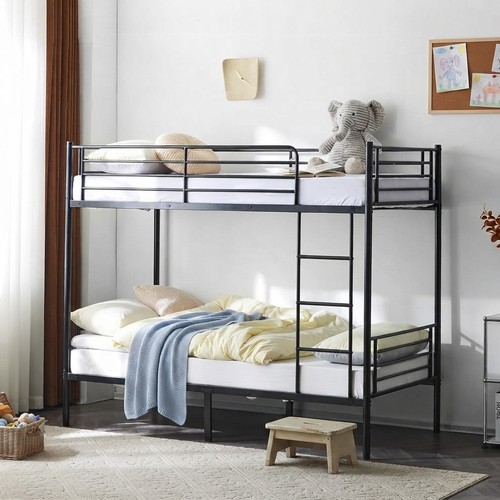 Metal bunk bed twin - metal, over