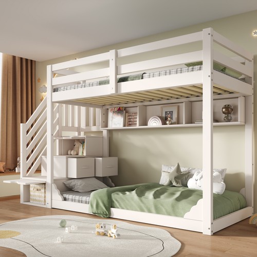 Kids bunk bed single - bunk,