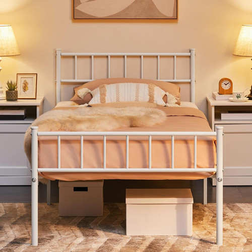 3ft single solid metal - 3ft, bed